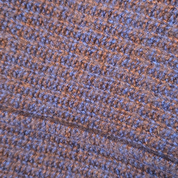 Anthropologie Navy Cardigan Boho Coastal Grandma Eclectic Grandpa Oversized M - Picture 8 of 8